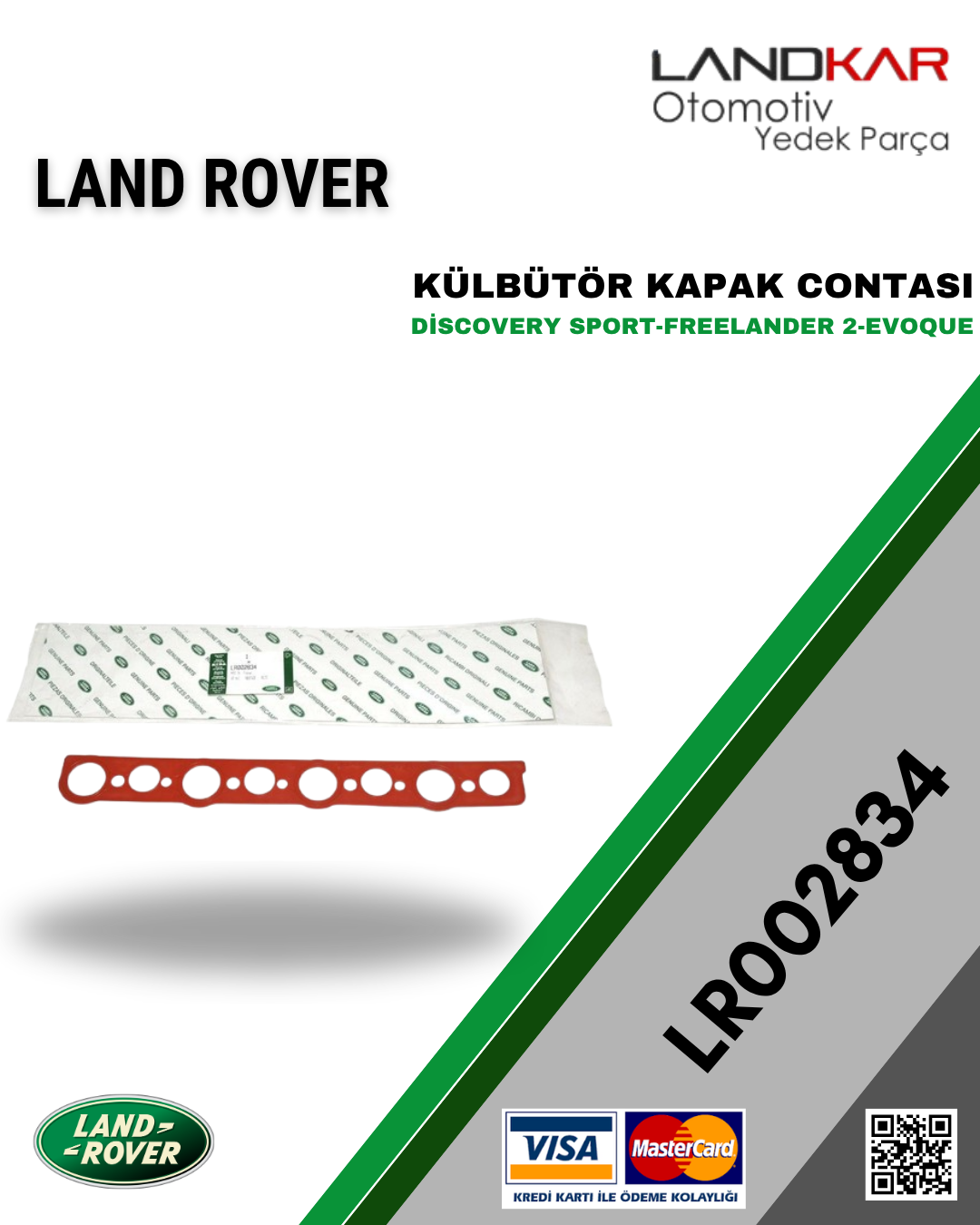 LR002834 KÜLBÜTÖR KAPAK CONTASI (2.2 DİZEL)