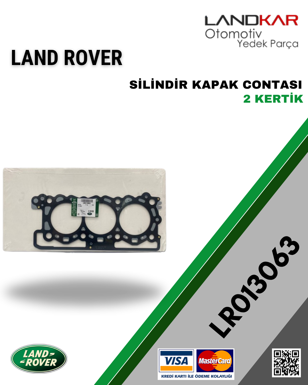 LR013063 SİLİNDİR KAPAK CONTASI 2 KERTİK
