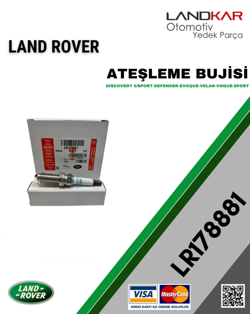 LR178881 ATEŞLEME BUJİSİ LAND ROVER