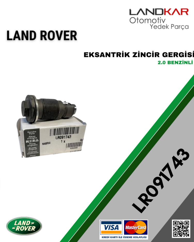 LR091743 EKSANTRİK ZİNCİR GERGİSİ LAND ROVER 2.0 BENZİNLİ