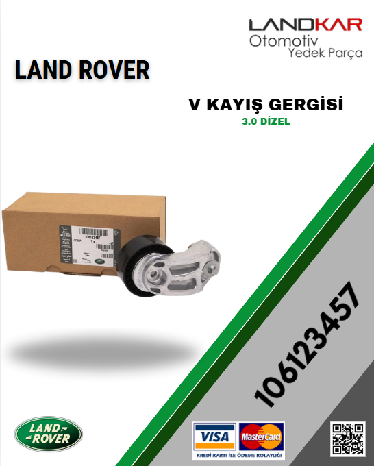 3.0 DİZEL KAYIŞ GERGİSİ 106123457 - LR138382 - T4A38905