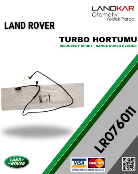 LR076011 TURBO HORTUMU RANGE ROVER EVOQUE - DİSCOVERY SPORT