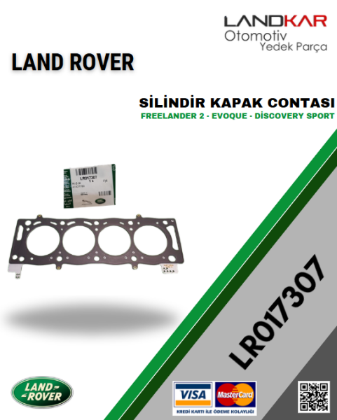 LR017307 SİLİNDİR KAPAK CONTASI 2.2 DİZEL (4 DELİK)