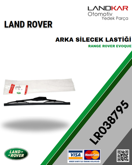 LR038795 ARKA SİLECEK LASTİĞİ RANGE ROVER EVOQUE