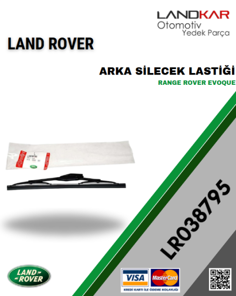 LR038795 ARKA SİLECEK LASTİĞİ RANGE ROVER EVOQUE