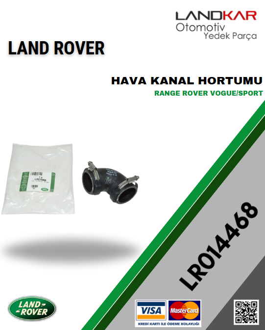 LR014468 HAVA KANAL HORTUMU 3.6 V8 DİZEL
