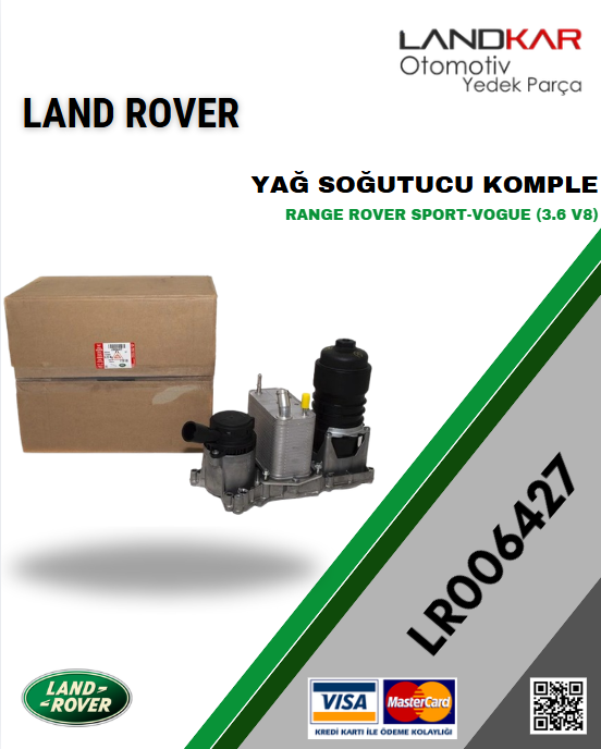 LR006427 YAĞ SOĞUTUCU KOMPLE 3.6 V8